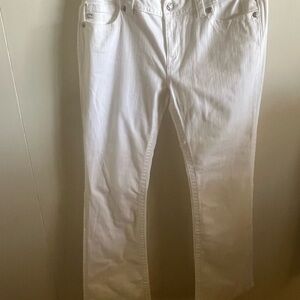 Miss Me White Straight Leg Jeans